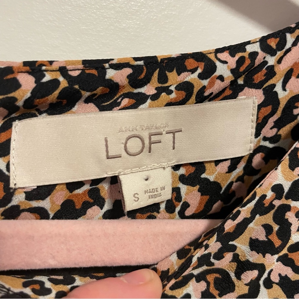 LOFT LEOPARD PRINT DRESS - Picture 5 of 7